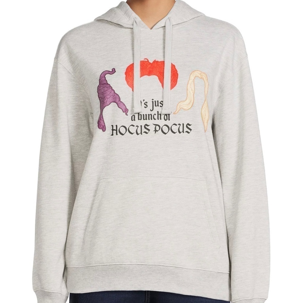 DISNEY “IT’S JUST A BUNCH OF HOCUS POCUS” EMBELLISHED GRAPHIC hoodie SHIRT